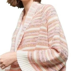 Moth Anthropologie Mahalia Bohemian Bell Sleeve Cardigan Open Front Sweater Sz M